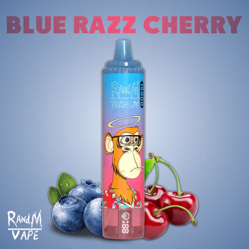 blue razz cherry randm tornado 15000